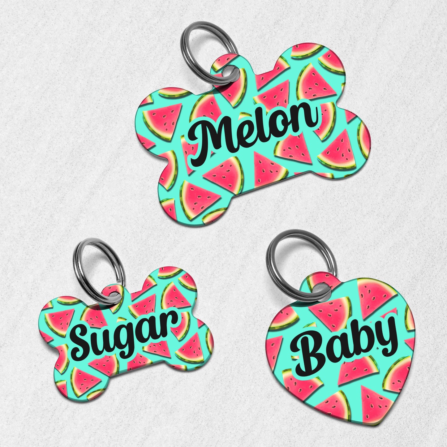 Watermelon Dog Tag