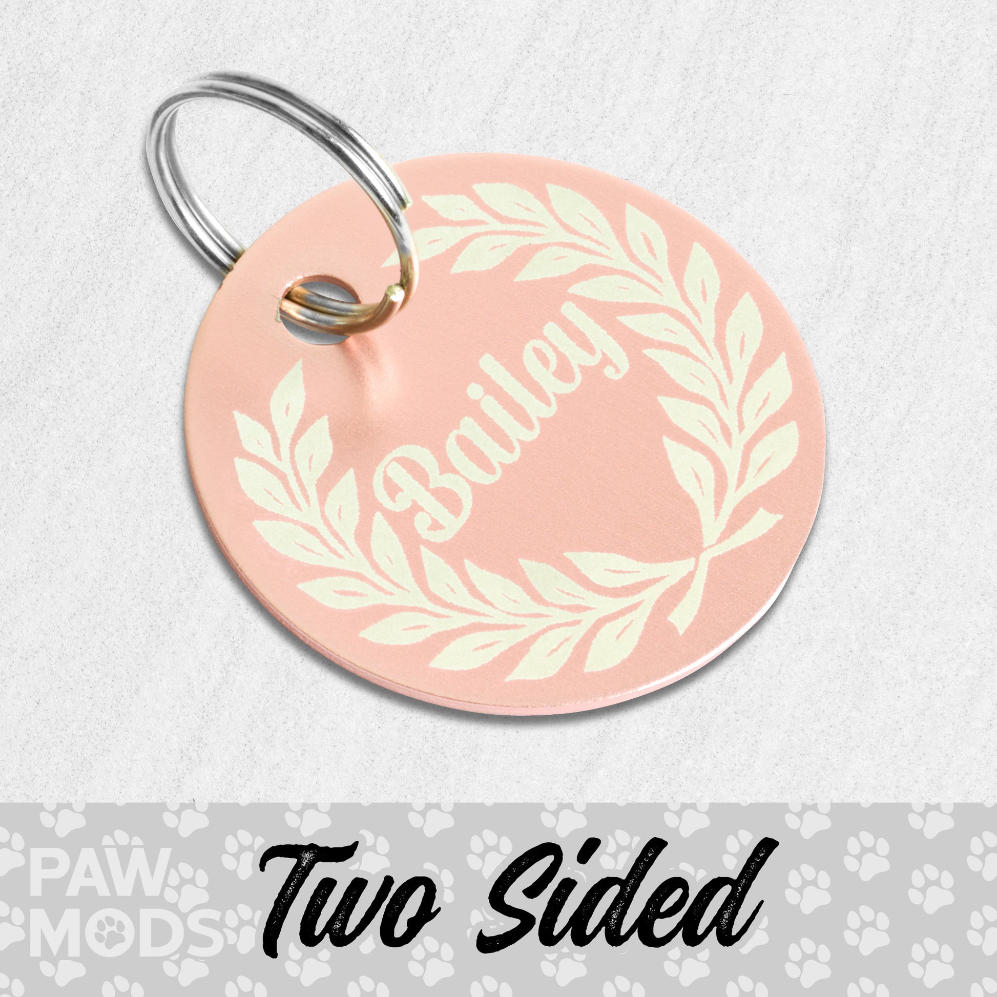 Wreath Dog Tag