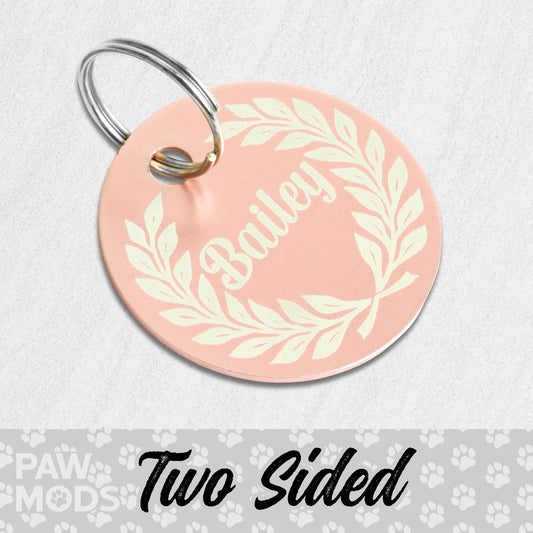 Wreath Dog Tag