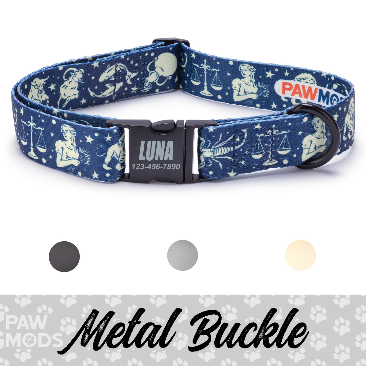 Zodiac Dog Collar